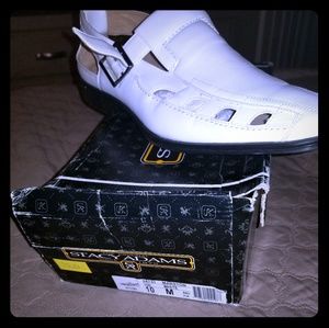 White 10size stacy adams